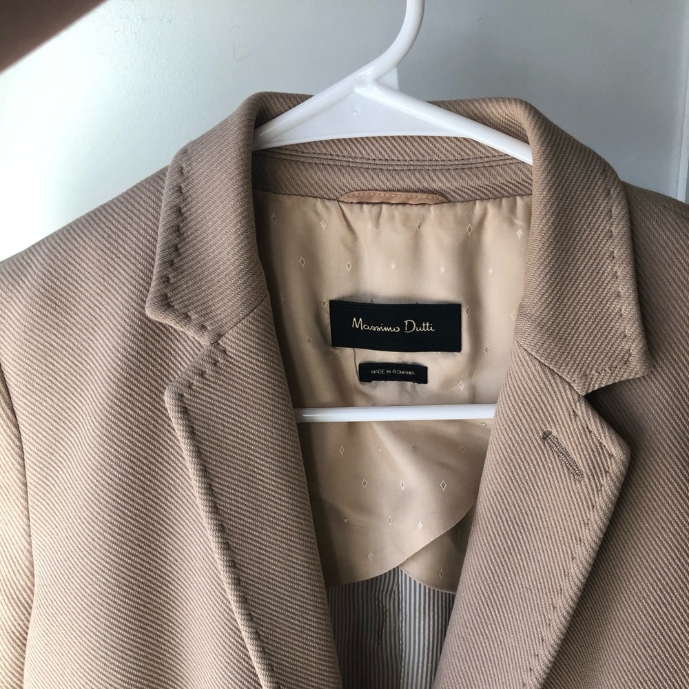 Massimo Dutti Tan Blazer